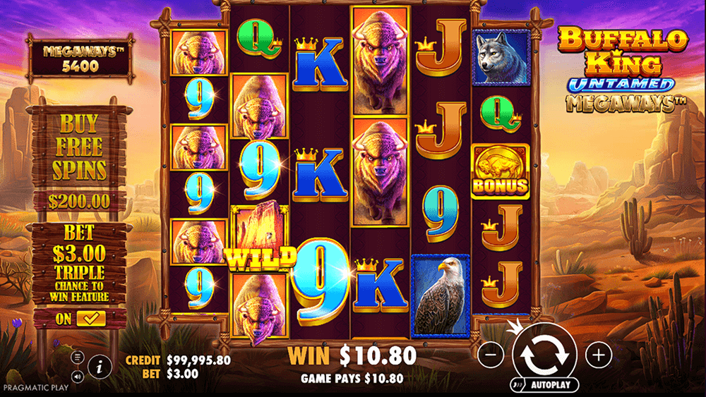 Buffalo King Untamed Megaways Bonuses
